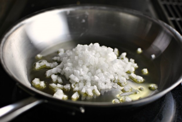 onions and olive oil