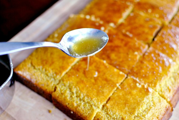 Glazed Cornbread l SimplyScratch.com