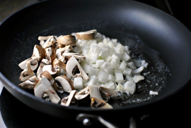 mushrooms and onions