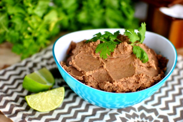 Slow Cooker Refried Beans l SimplyScratch.com