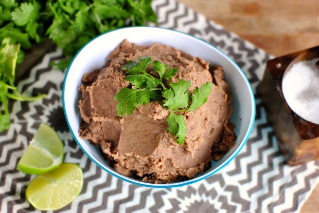 Slow Cooker Refried Beans l SimplyScratch.com