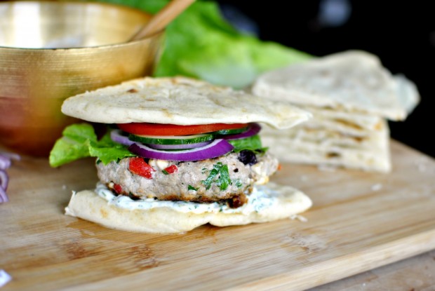 Greek Turkey Burgers l SimplyScratch.com