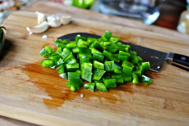 chopped peppers