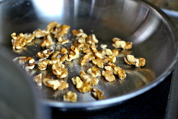 walnuts toasting