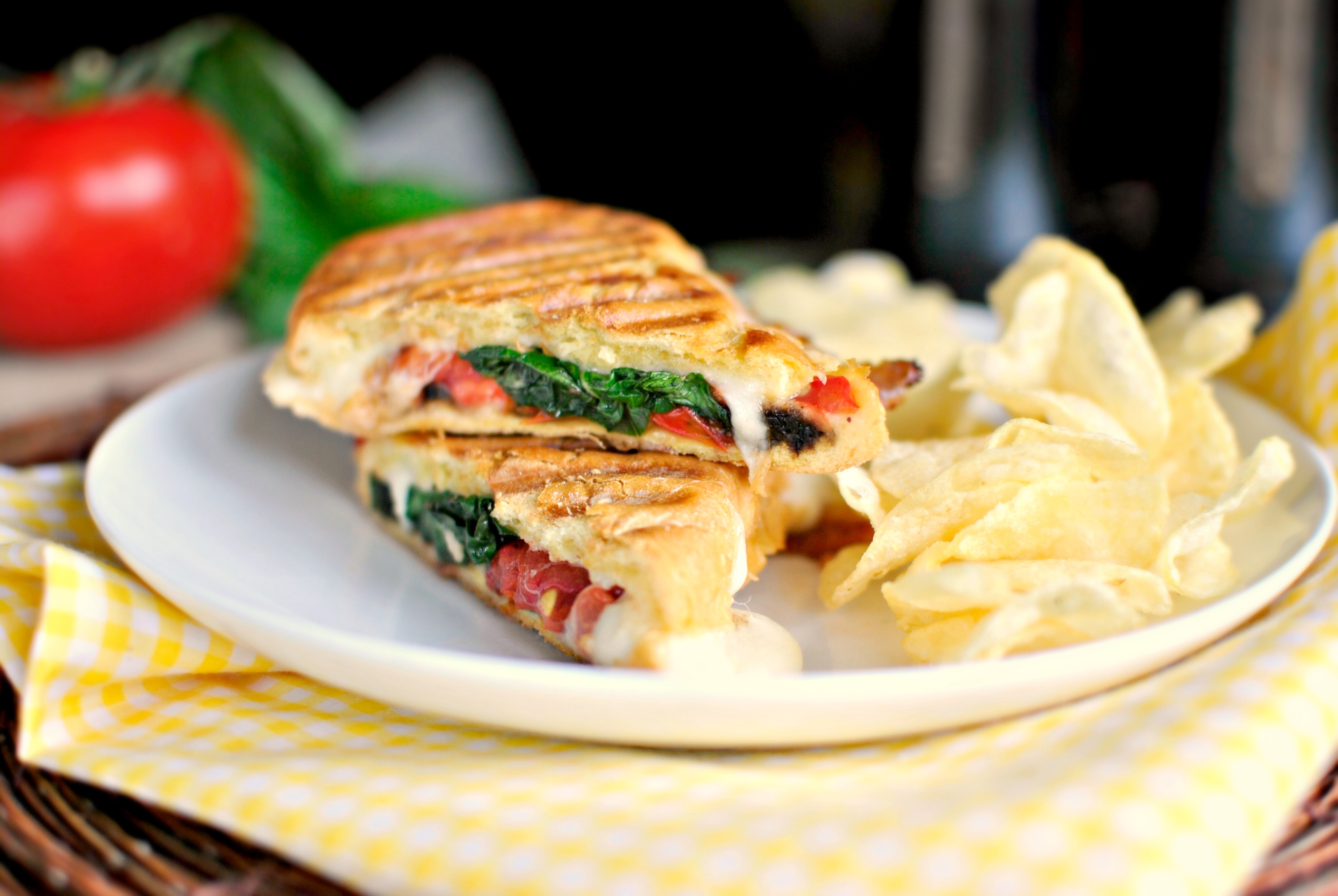 Pressed Caprese Sandwich - Simply Scratch
