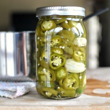 Easy Homemade Pickled Jalapenos www.SimplyScratch.com