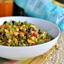 Taco Chopped Salad www.SimplyScratch.com