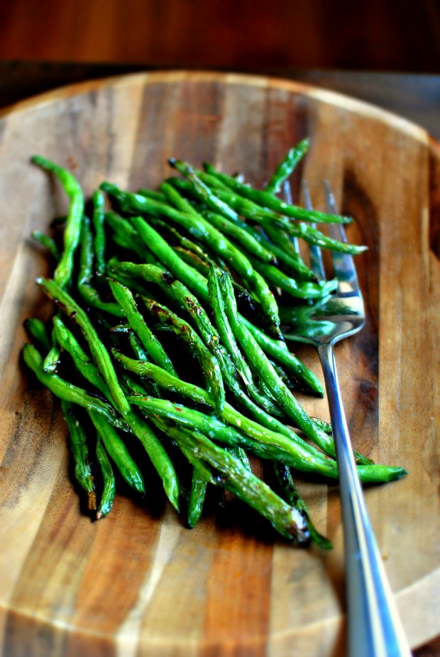 Grilled Fresh Green Beans l www.SimplyScratch.com