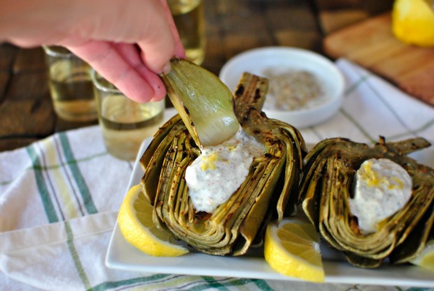 Grilled Artichokes l SimplyScratch.com