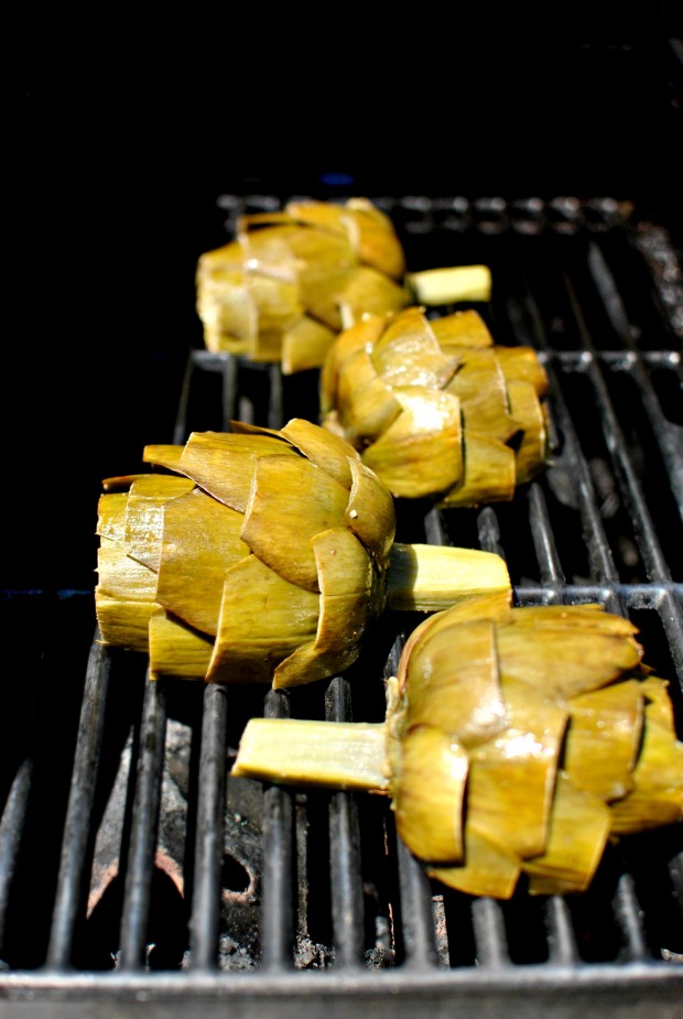 Grilled Artichokes l SimplyScratch.com