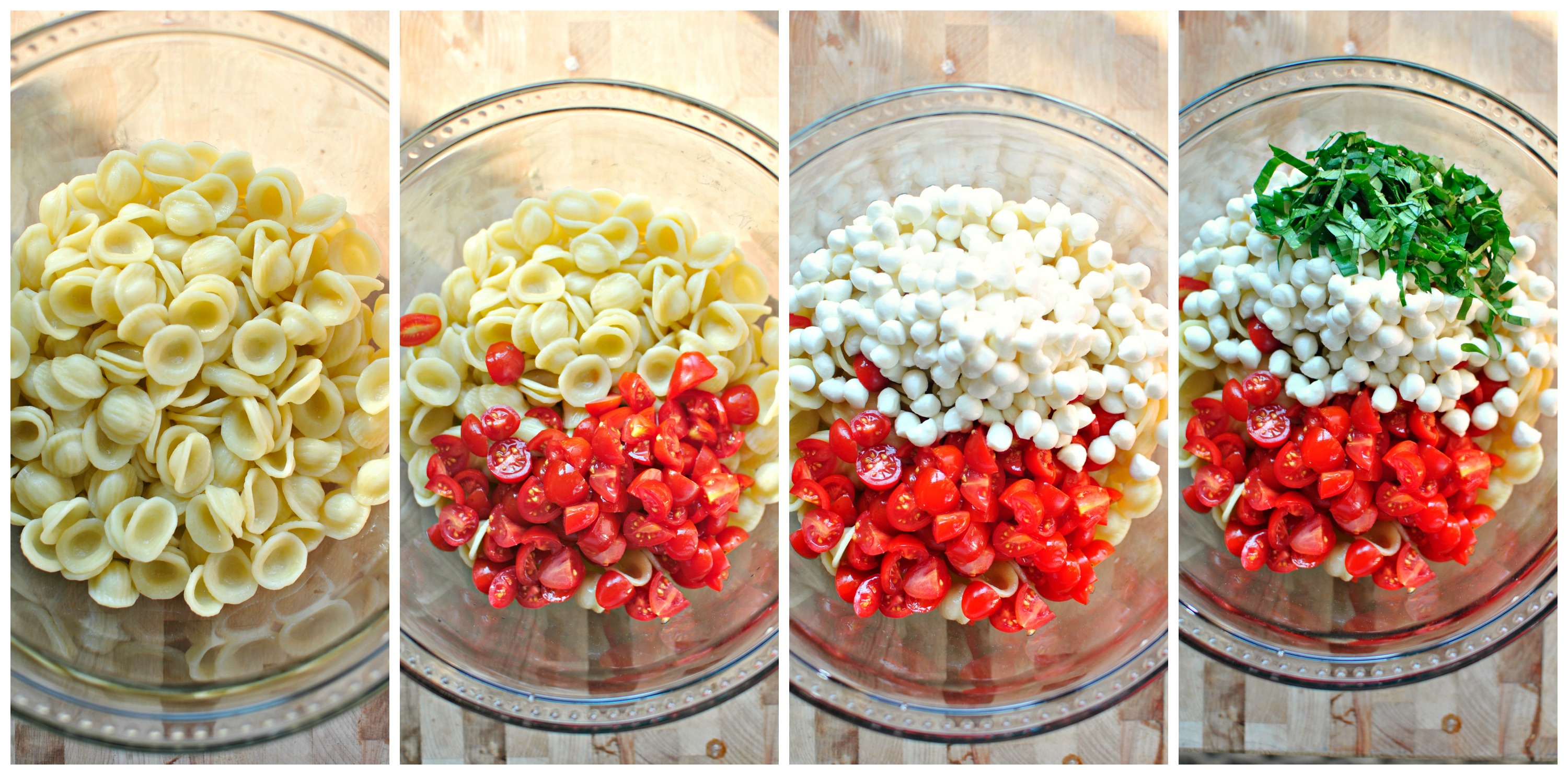 tomato mozzarella basil pasta salad