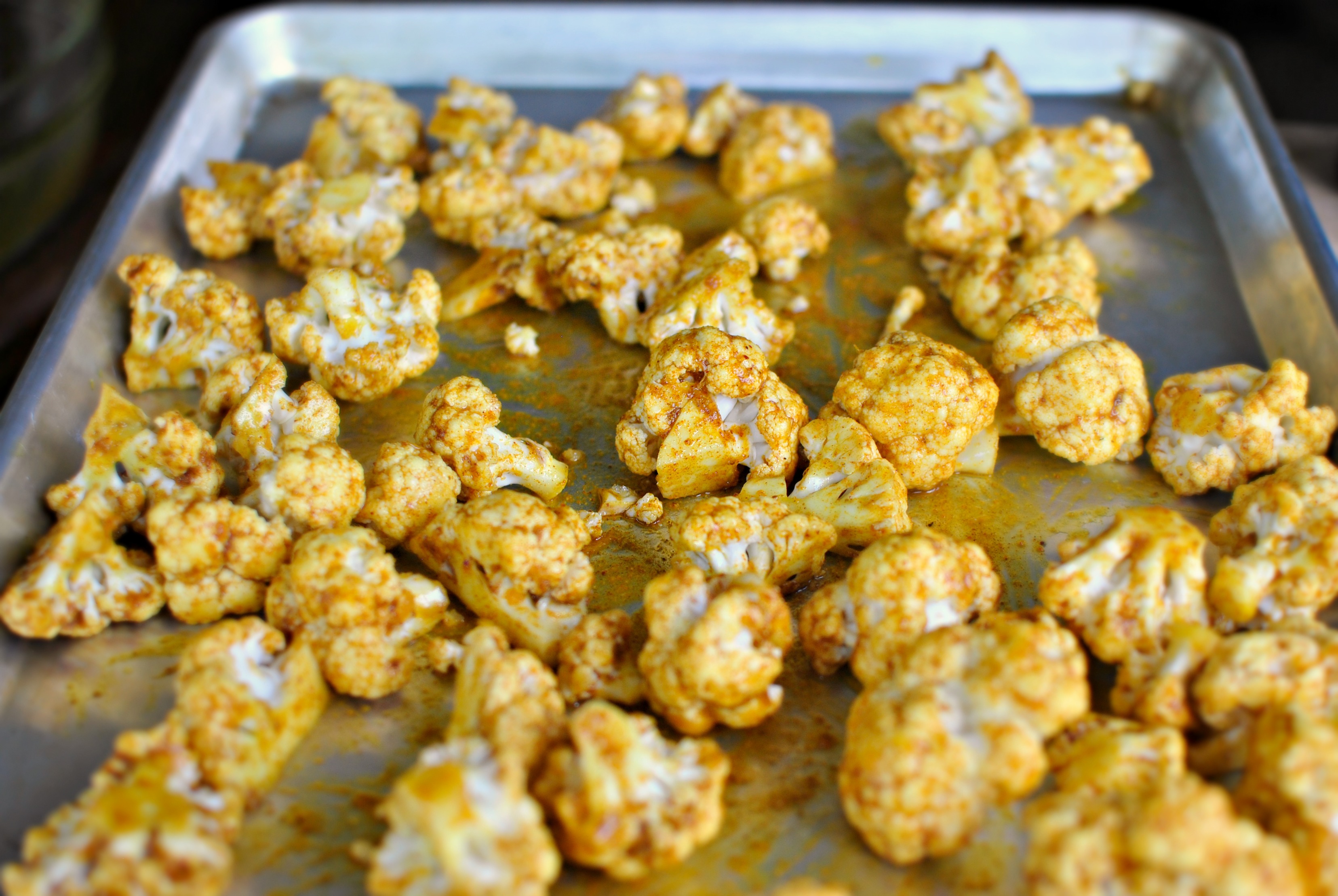 Simply Scratch Roasted Curry Cauliflower Simply Scratch