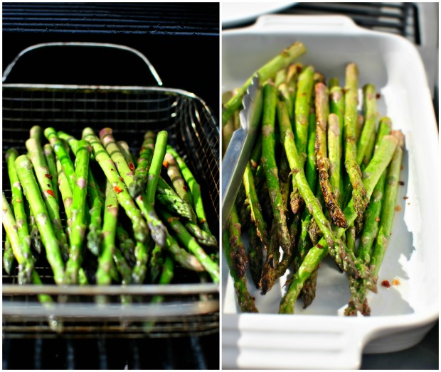Grilled Asparagus Collage