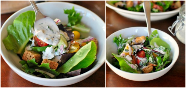 Homemade Buttermilk Dressing + My Favorite Summer Salad