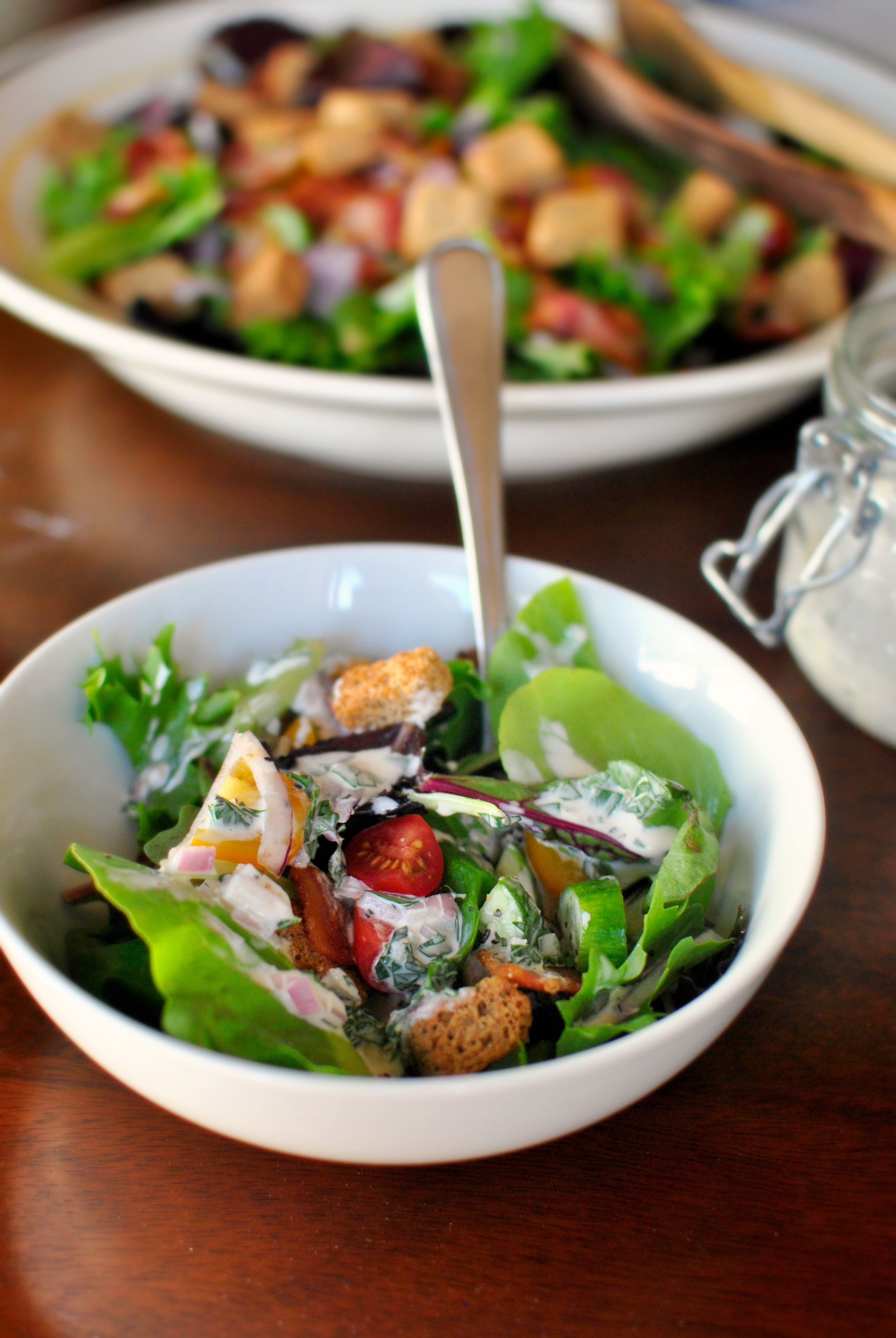Simply Scratch Easy Buttermilk Dressing + My Favorite Summer Salad