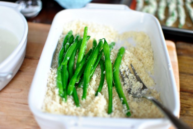 drain and toss in panko-asiago crumbs