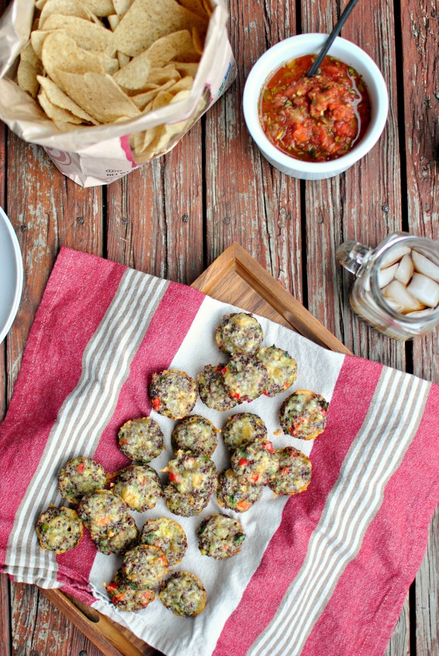 Cheesy Quinoa Bites