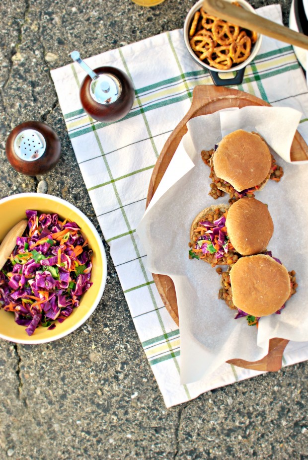 Lentil Sloppy Joe Sliders www.SimplyScratch.com