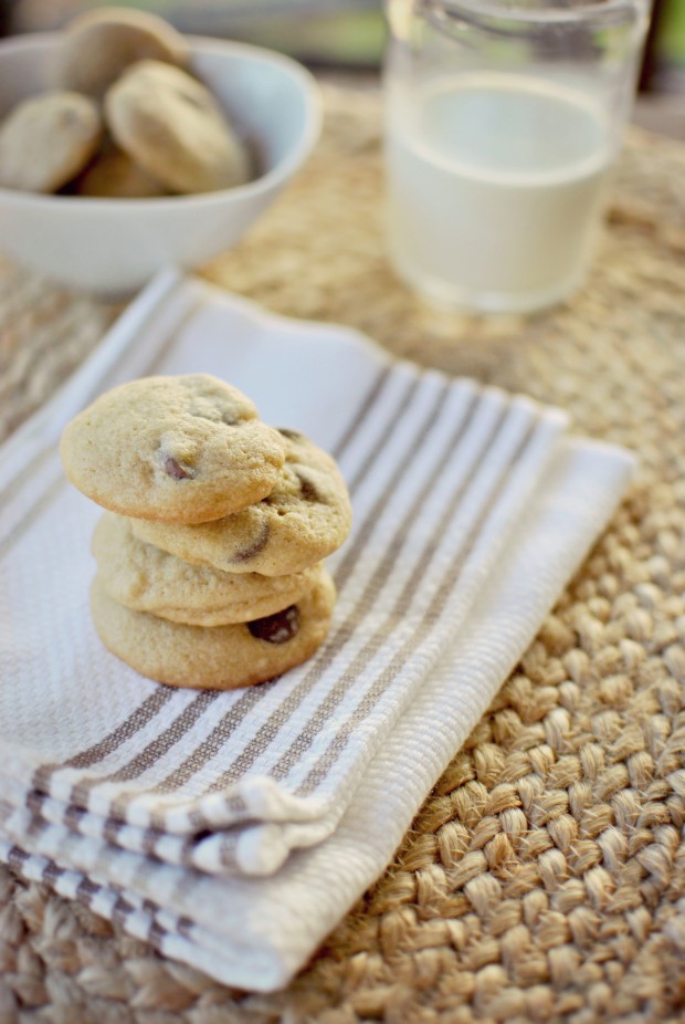 mini chocolate chip cookies l SimplyScratch.com