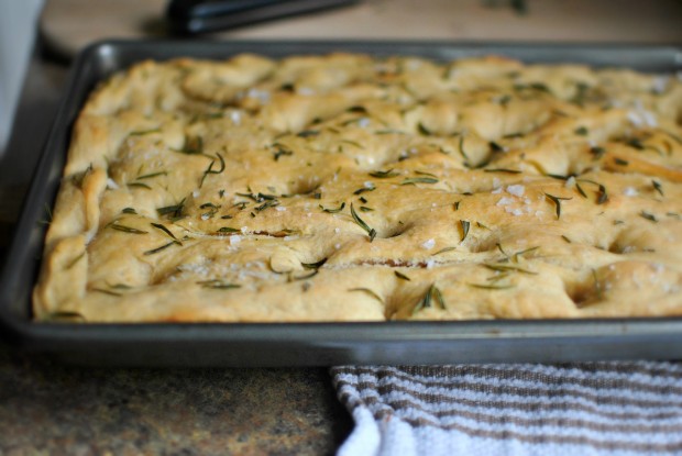 Rosemary Sea Salt Focaccia l SimplyScratch.com