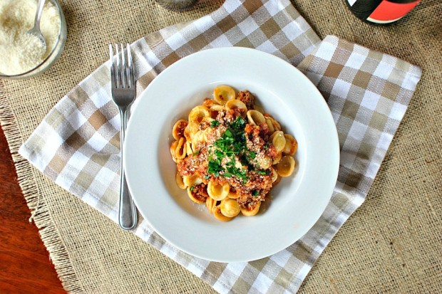 Tasty Kitchen Blog Orecchiette Bolognese 14