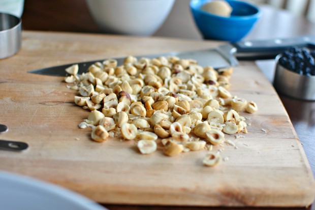 chopped hazelnuts