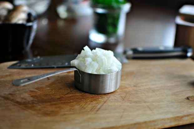 diced onions