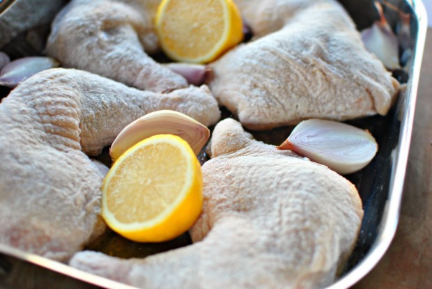 Lemon Herbes de Provence Baked Chicken l SimplyScratch.com