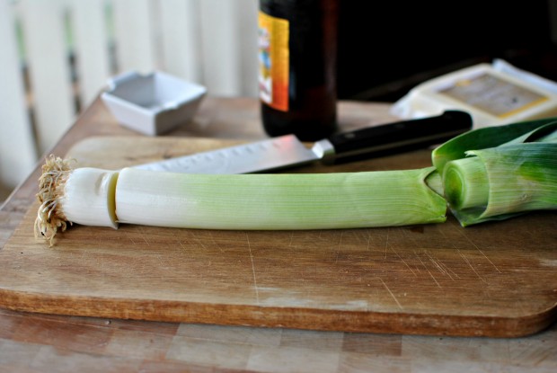 trim the leek