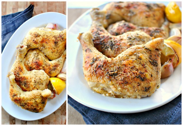 Lemon Herbes de Provence Baked Chicken l SimplyScratch.com