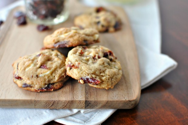 Rum Cherry Double Chocolate Chunk Cookies l SimplyScratch.com #cookie
