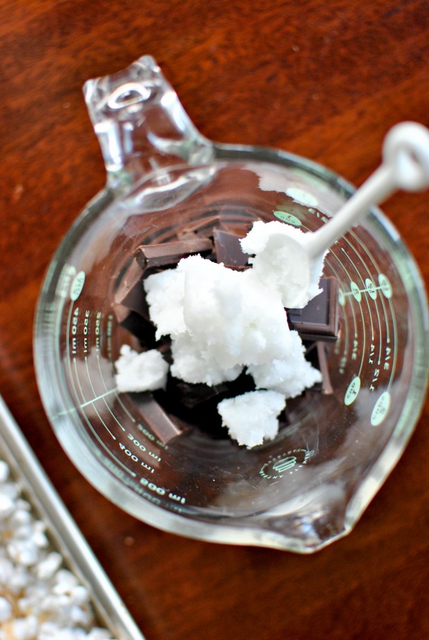 chocolate and coconut oil