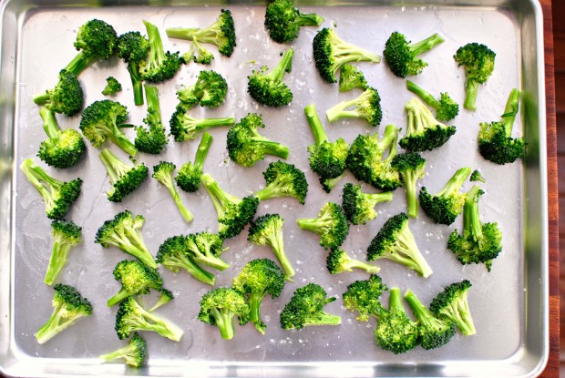 Best Roasted Broccoli www.SimplyScratch.com salt