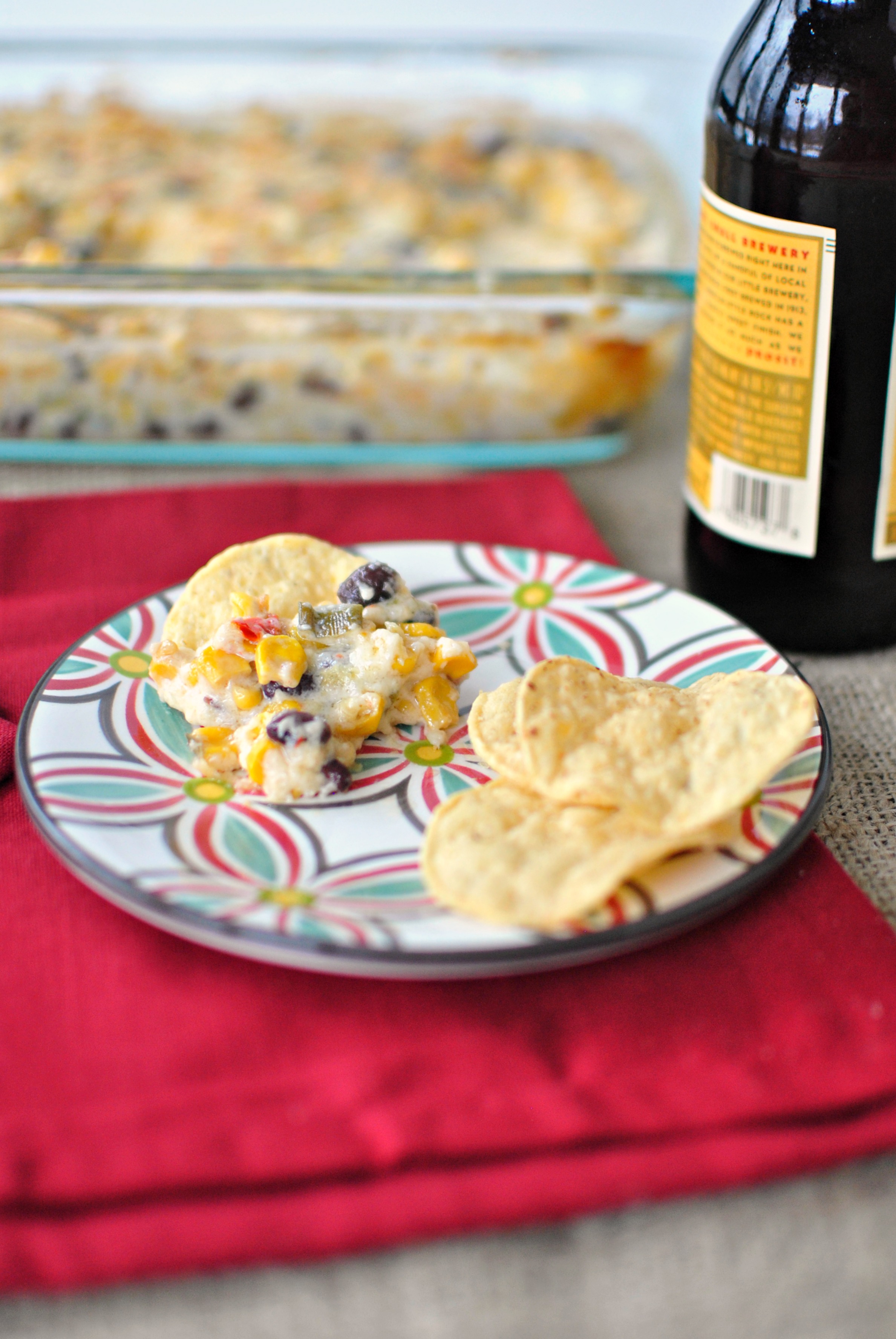 Cheesy Corn Black Bean Dip Simply Scratch