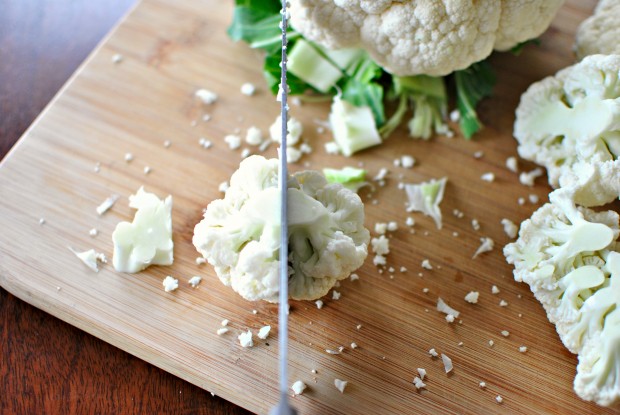 Creamy Whipped Cauliflower Mash - florets
