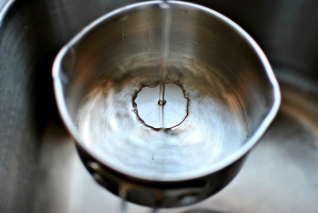 How to Blanch Almonds fill with water