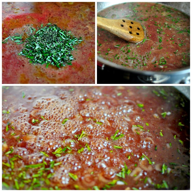 Maple and Blood Orange Spiced Chicken l www.SimplyScratch.com Rosemary, pepper and reduce Collage