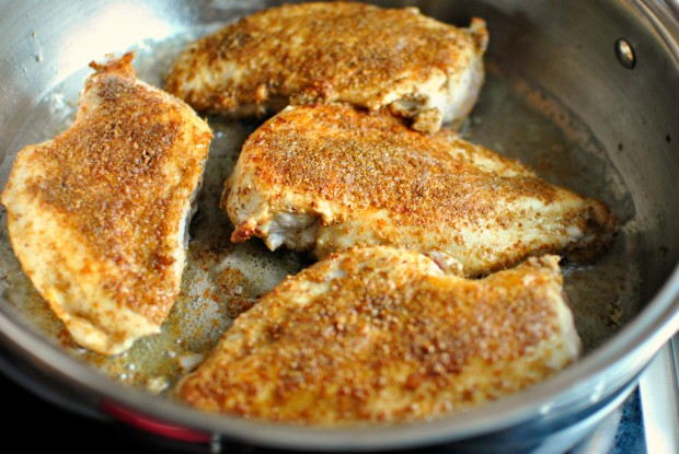 Maple and Blood Orange Spiced Chicken l www.SimplyScratch.com flip