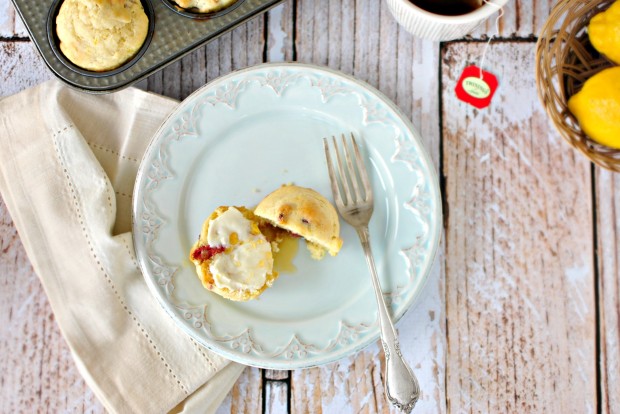 Strawberry Lemon Pancake Muffins l SimplyScratch.com