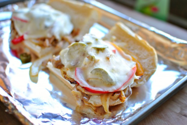 Chicken Cheesesteak Sandwiches l www.SimplyScratch.com melty