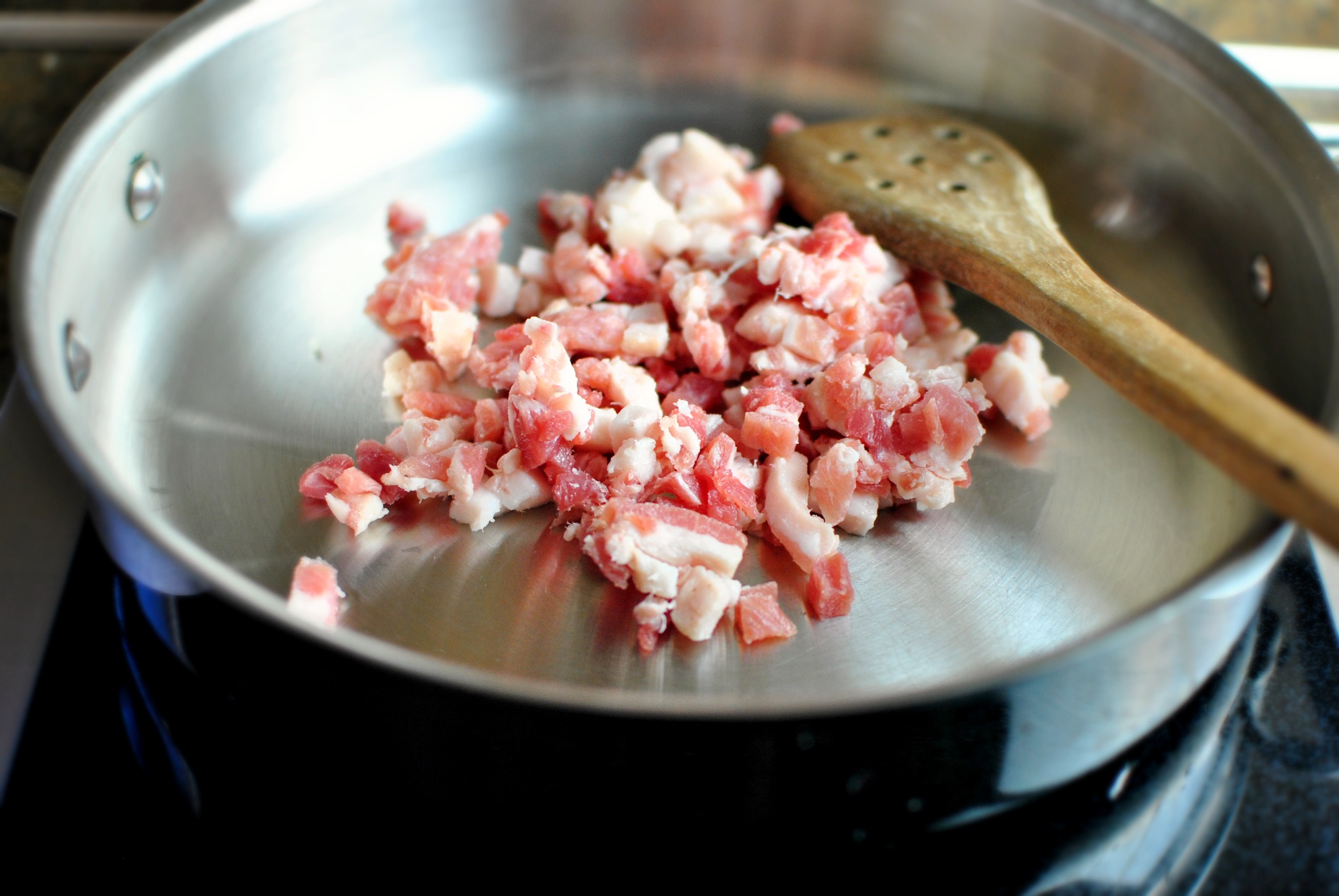 Simply Scratch Creamy Pancetta, Leek and Pea Macaroni and Cheese