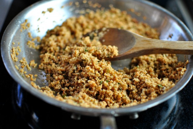 Crispy-Skinned Barramundi with Lemon + Brown Butter Breadcrumbs l www.SimplyScratch.com toss