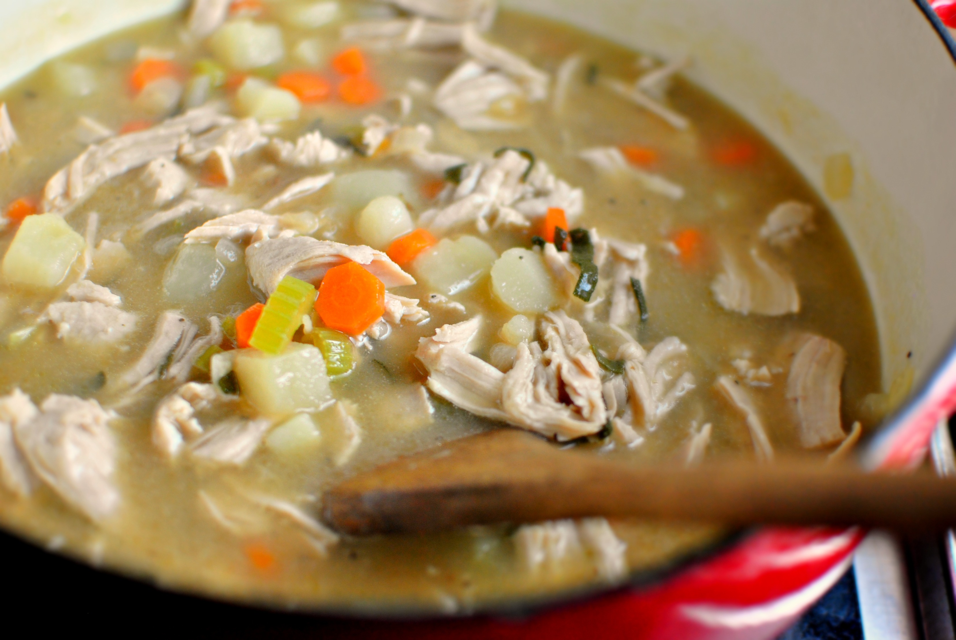 Simply Scratch Homemade Turkey Pot Pie Soup Simply Scratch