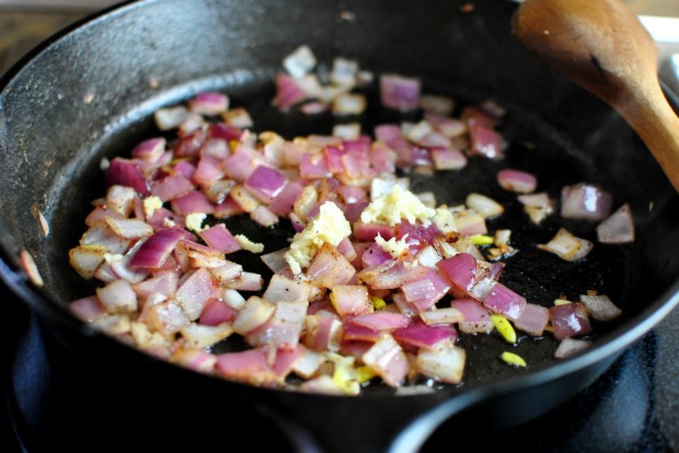 Bacon, Corn and Kale Sautee www.SimplyScratch.com garlic