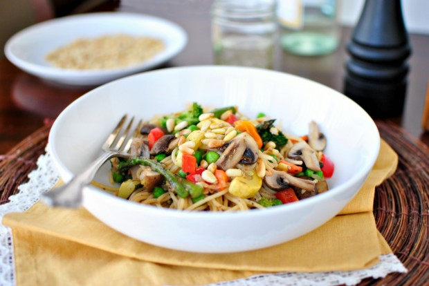 Roasted Vegetable Pasta Primavera l www.SimplyScratch.com