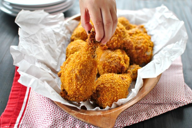 Oven Fried Buttermilk Chicken l SimplyScratch.com