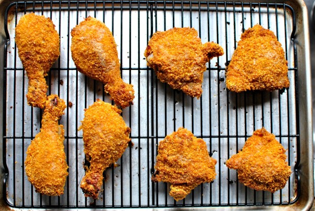 Oven Fried Buttermilk Chicken l SimplyScratch.com