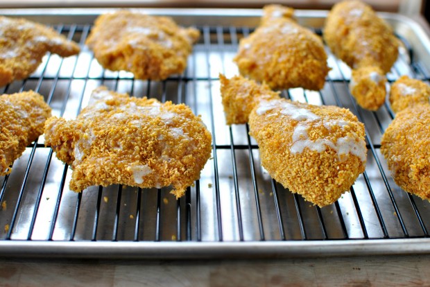 Oven Fried Buttermilk Chicken l SimplyScratch.com