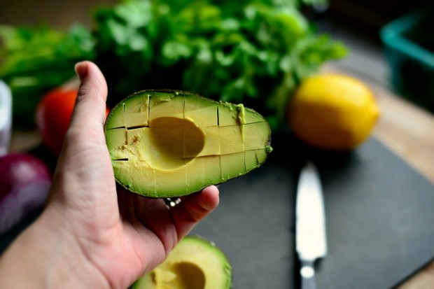 Avocado + Feta Guacamole www.SimplyScratch.com guitar