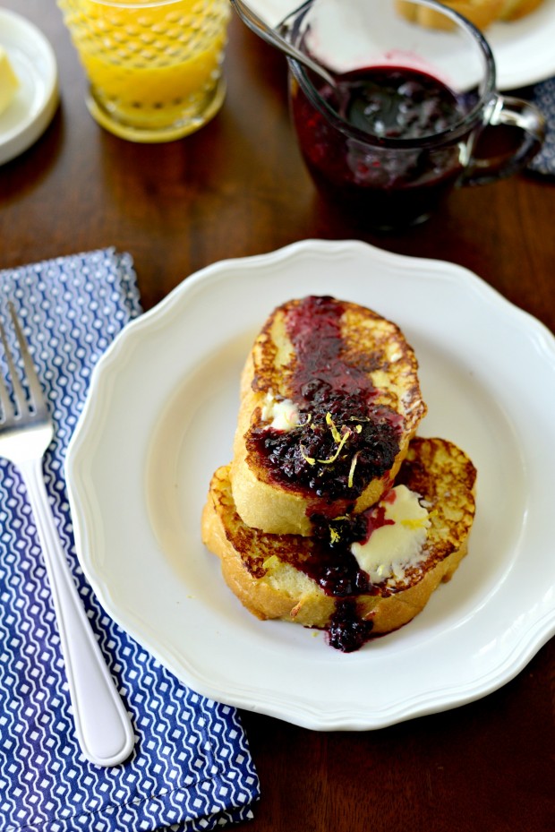 Buttermilk French Toast with a Quick Blackberry Maple Compote www.SimplyScratch.com (5)
